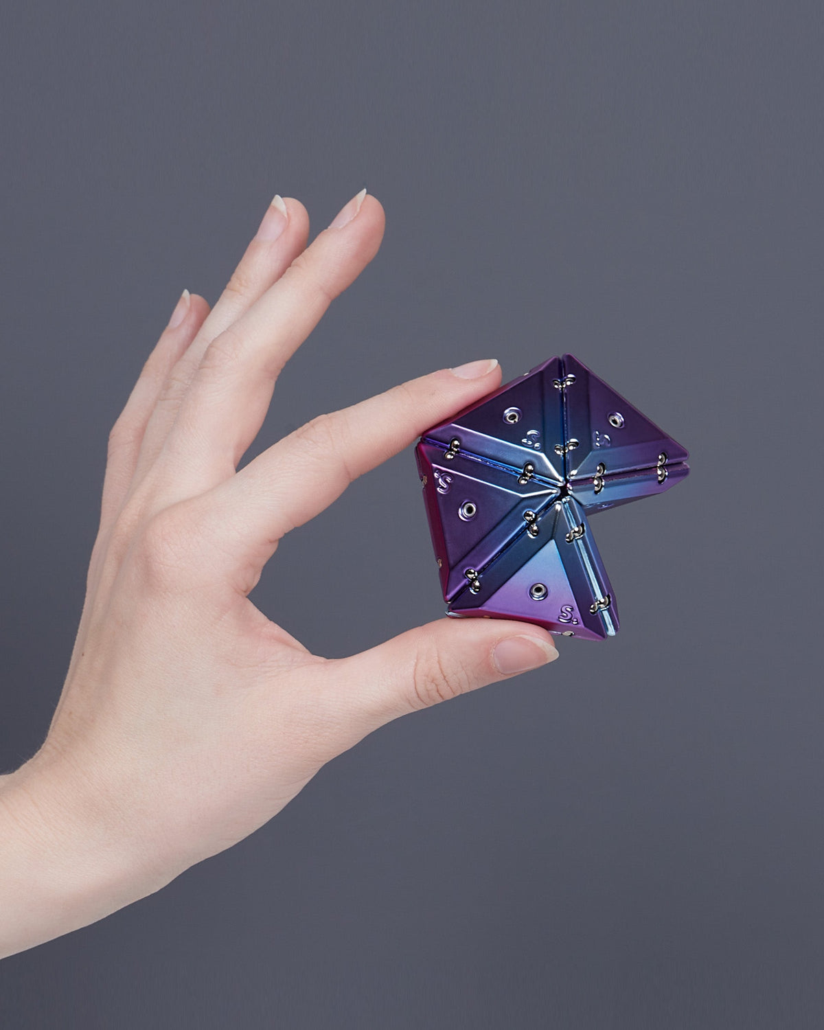 Chrome Pyramid Geode
