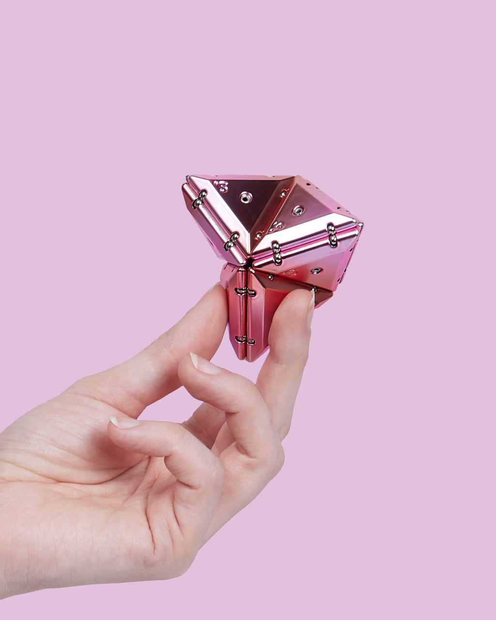 Chrome Pyramid Geode